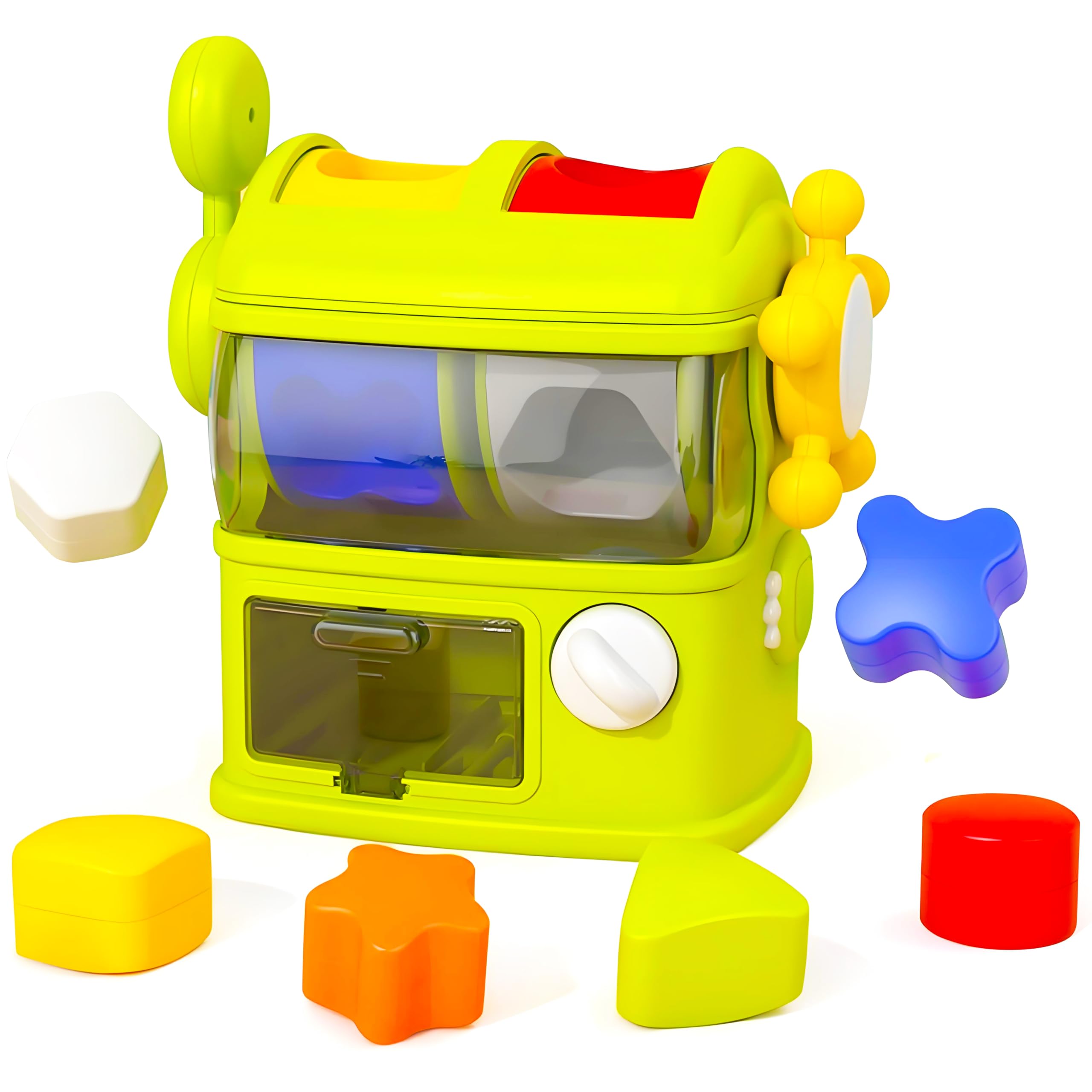 Lurui Baby Blocks Color Shape Sorter – Montessori Toddler Toys 1-3 ...