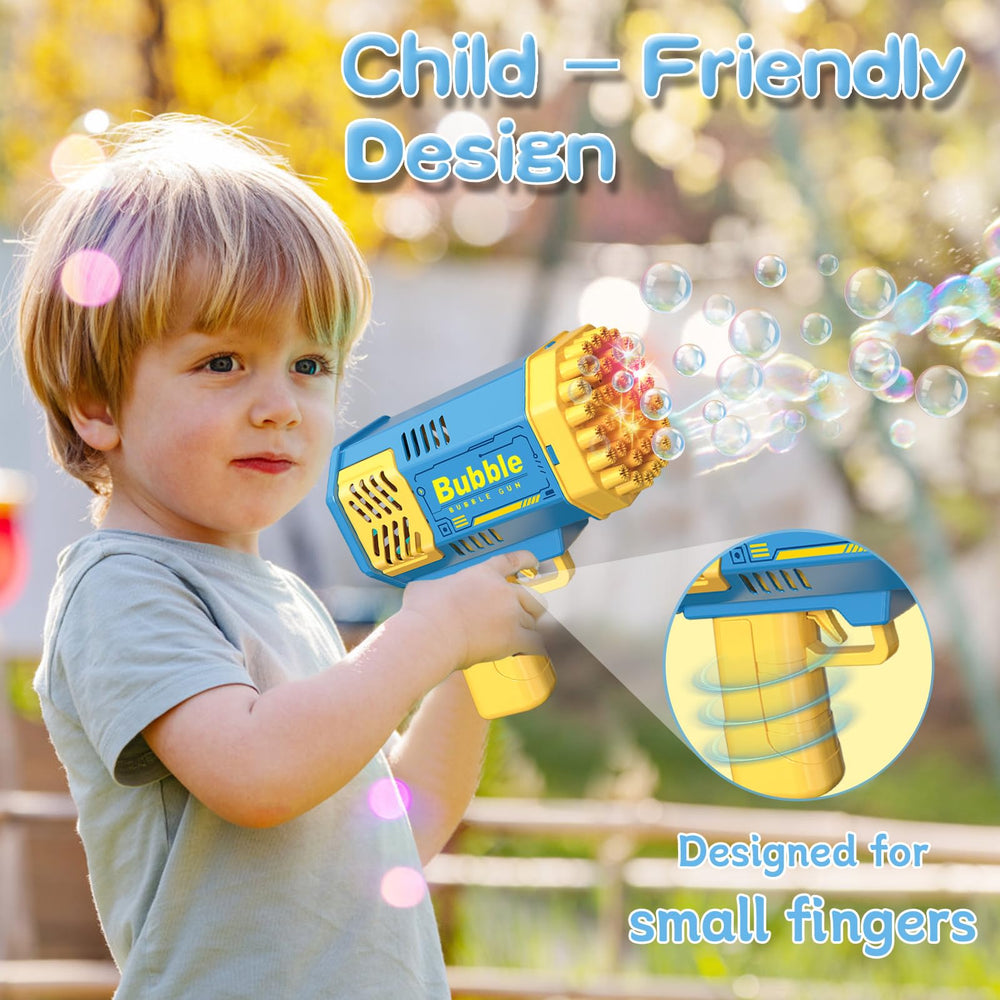 LUSJNGE LED lights illuminate bubbles for magical indoor and outdoor play.