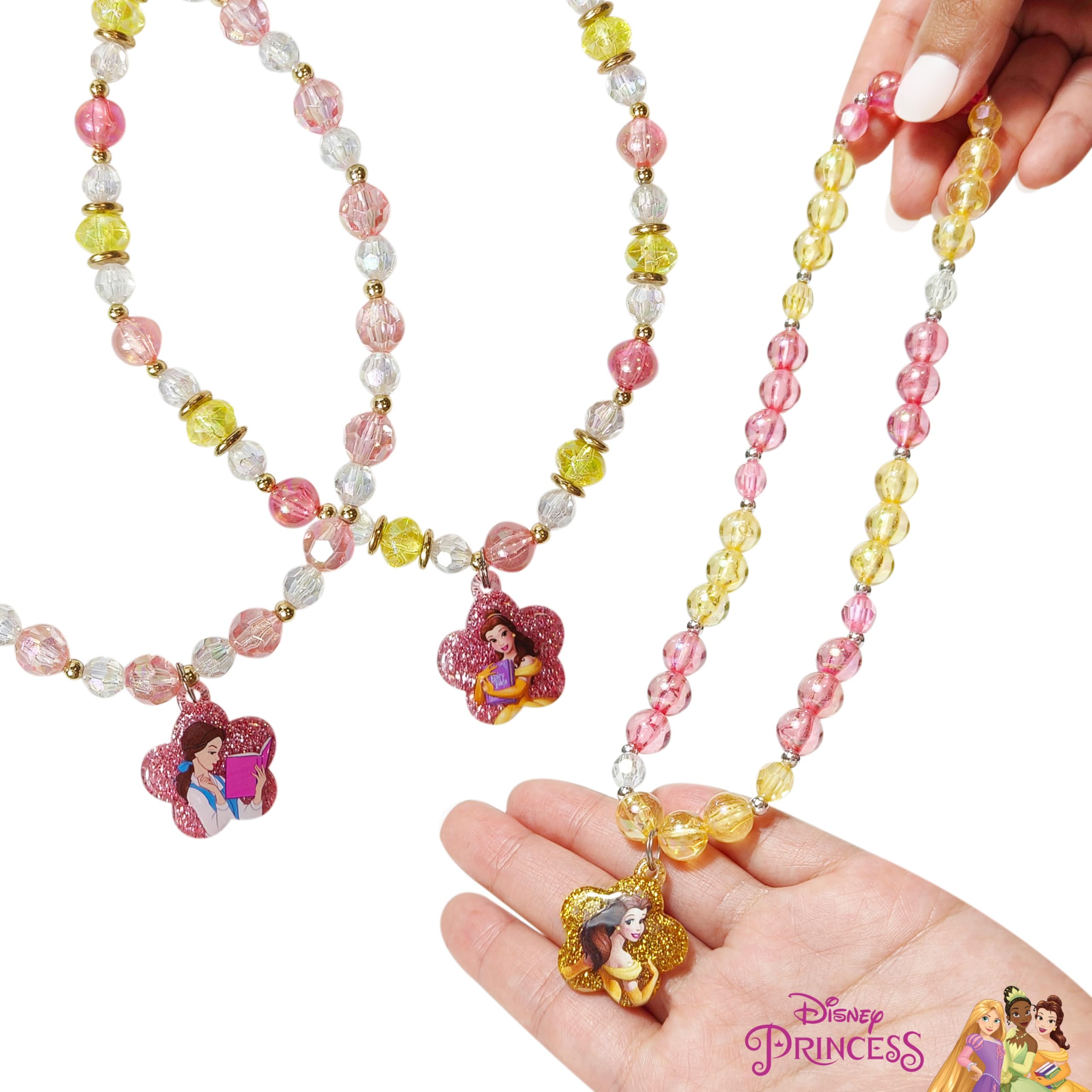 LUV HER Belle dress-up box with organized jewelry storage.