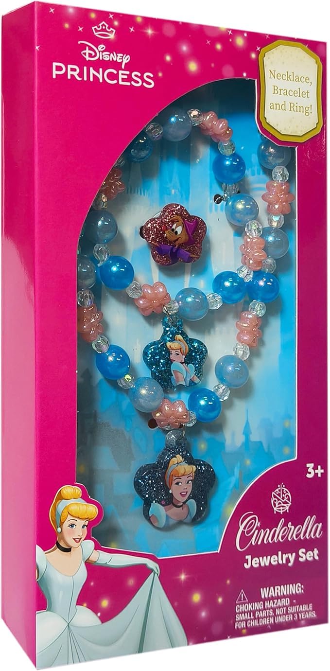 LUV HER Cinderella bracelet with emblem text for everyday pretend wear.