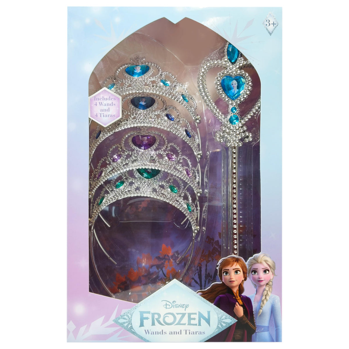 LUV HER Frozen crown set with four tiaras sparks imaginative dress-up for group play