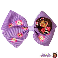 LUV HER Gabby’s Dollhouse bow clip adds charm to daily hairstyles.