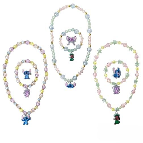 LUV HER Lilo & Stitch toddler bracelets featuring emblems for stylish pretend play
