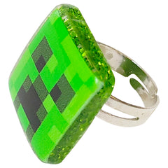 LUV HER Minecraft ring for girls—playful ring enhances princess dress-up moments.