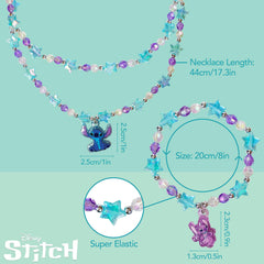 LUV HER Stitch Play bracelet with emblem text for coordinated styling