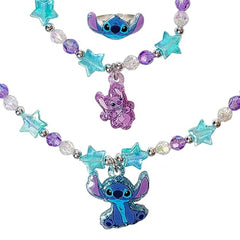 LUV HER Stitch Play necklace with pink stars for imaginative dress-up fun