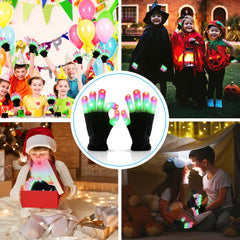 Luwint knitted LED gloves keep hands warm and bright