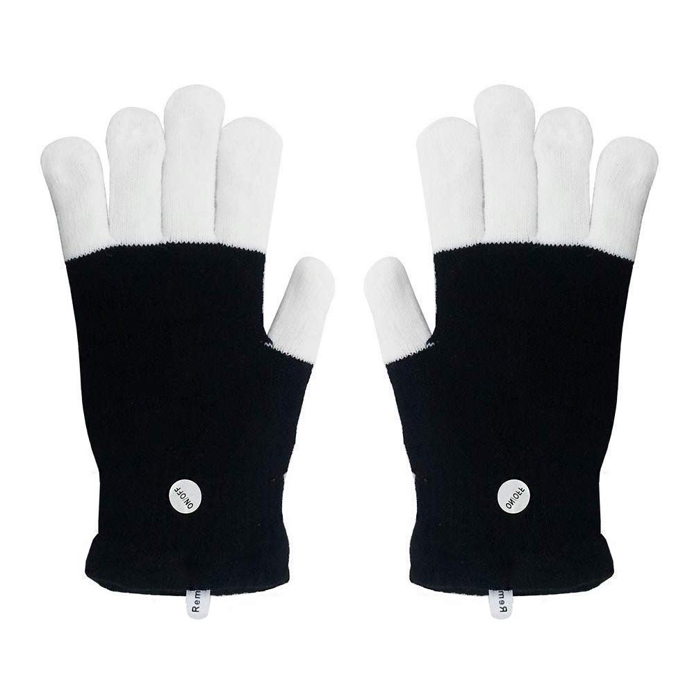 Luwint gloves showcase six flashing modes for customizable light shows.