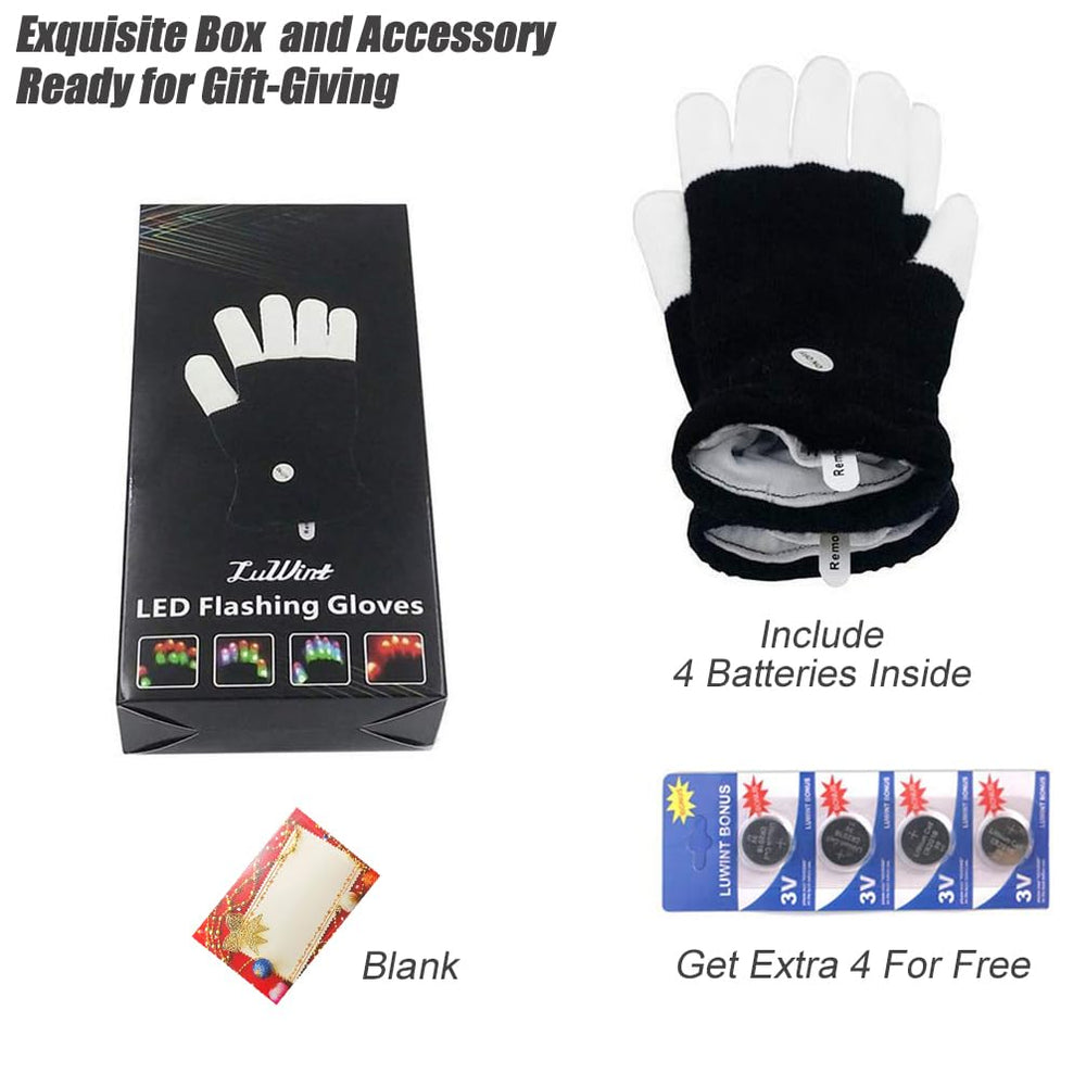Luwint glow gloves packaged as a ready-to-gift box for birthdays and holidays.