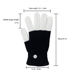 Luwint sensory-friendly glow gloves for creative play
