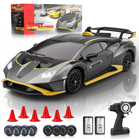 LUXOS RC Lamborghini 1:18 official design close-up for authentic display.