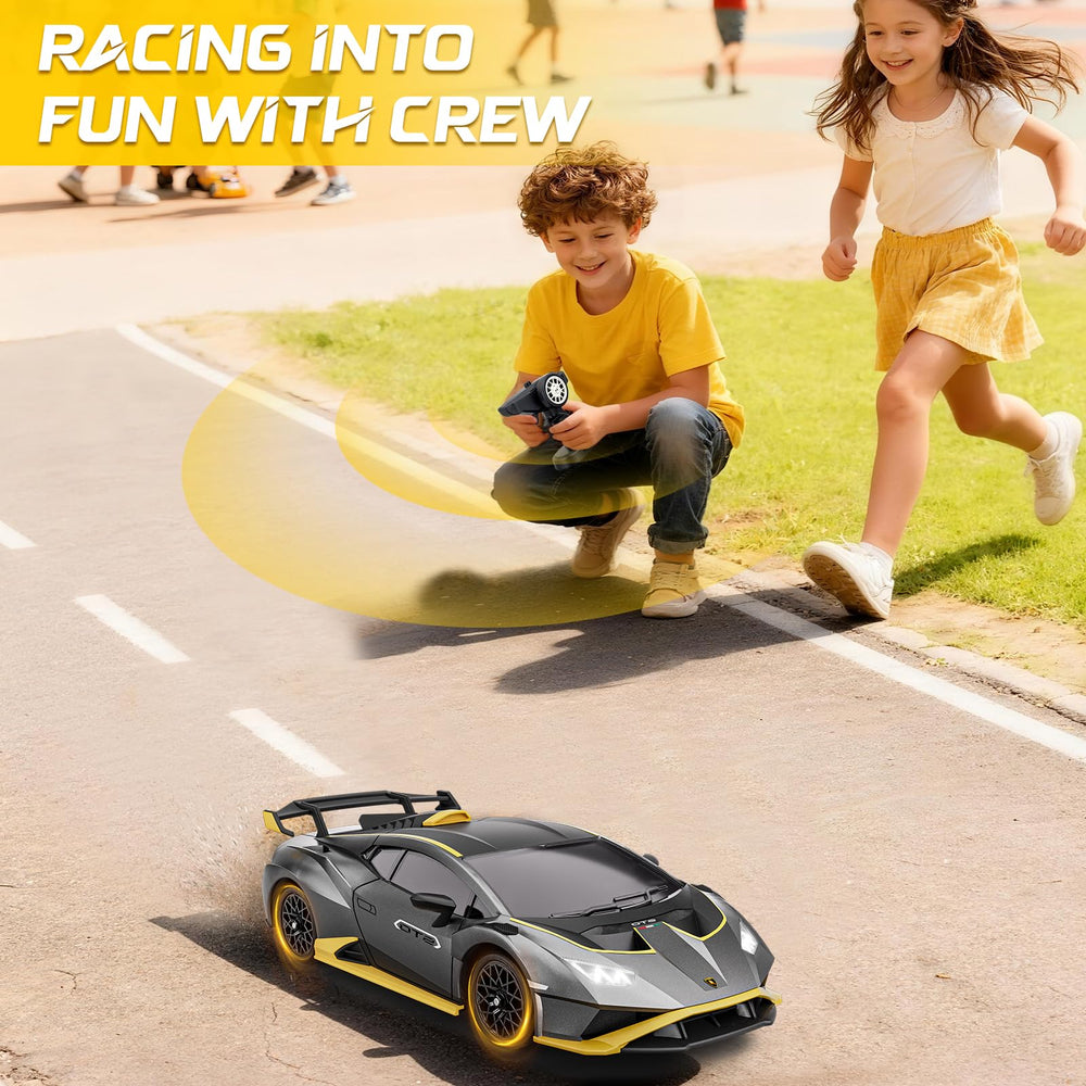 LUXOS RC Lamborghini high-speed drift performance for enthusiasts.