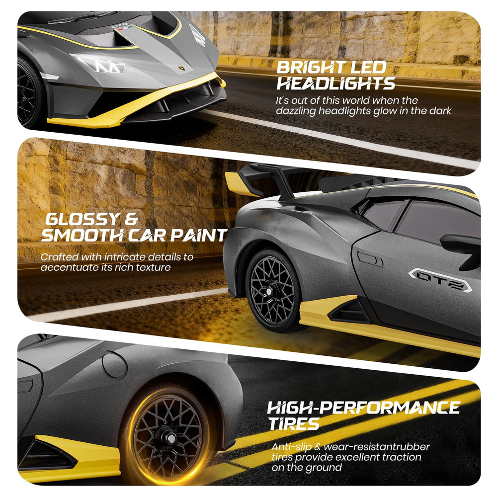 LUXOS RC Lamborghini gift-ready packaging for kids and collectors.