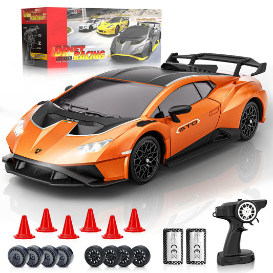 Luxos RC Lamborghini Huracan STO official design for authentic racing play
