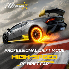 LUXOS RC Lamborghini two rechargeable batteries for longer playtime.