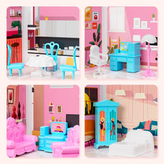 LUYE princess-themed room inspires decorative storytelling and dress-up play.