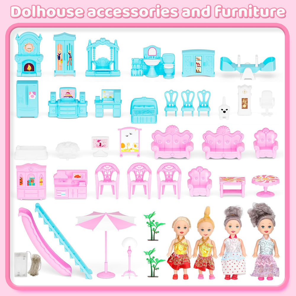 LUYE gift-ready doll house for birthdays and holidays
