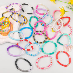LUYI colorful clay beads elevate outfits