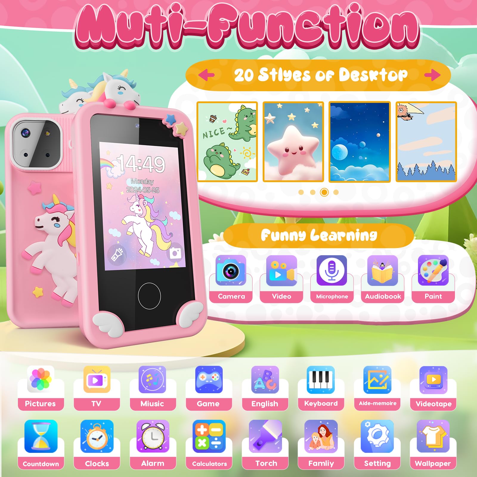 Luyiilo durable silicone shell drop protection withstands daily kid use.