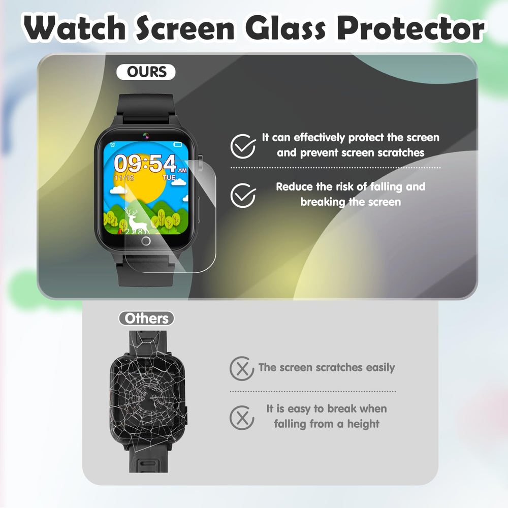 Luyiilo Kids Games Watch battery life, long standby supports busy days.