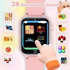 Luyiilo Kids Games Watch 300k camera captures bright, memorable moments.