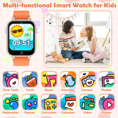 Luyiilo Kids Games Watch silicone strap skin-friendly and comfortable