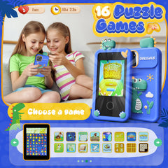 Luyiilo Kids Smart Phone Toy 16 educational games boost learning.