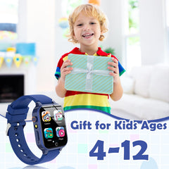 Luyiilo kids smartwatch blue gift idea for birthdays and holidays