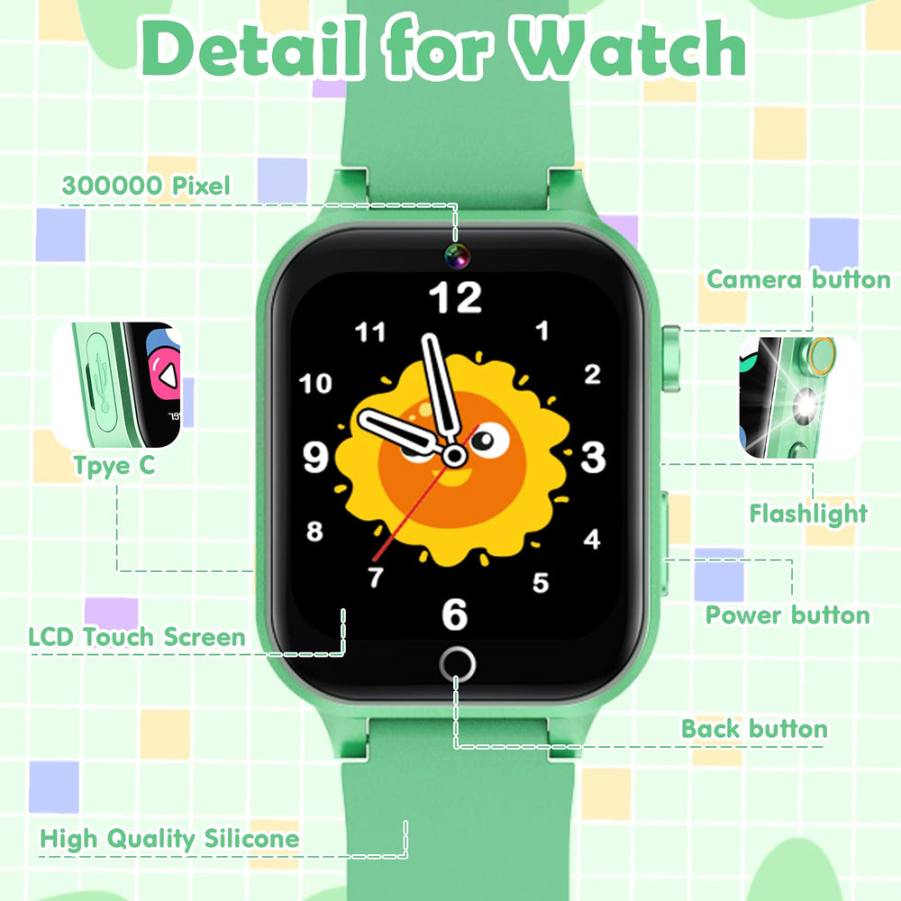 Luyiilo kid watch dial is not fully waterproof, use with caution.