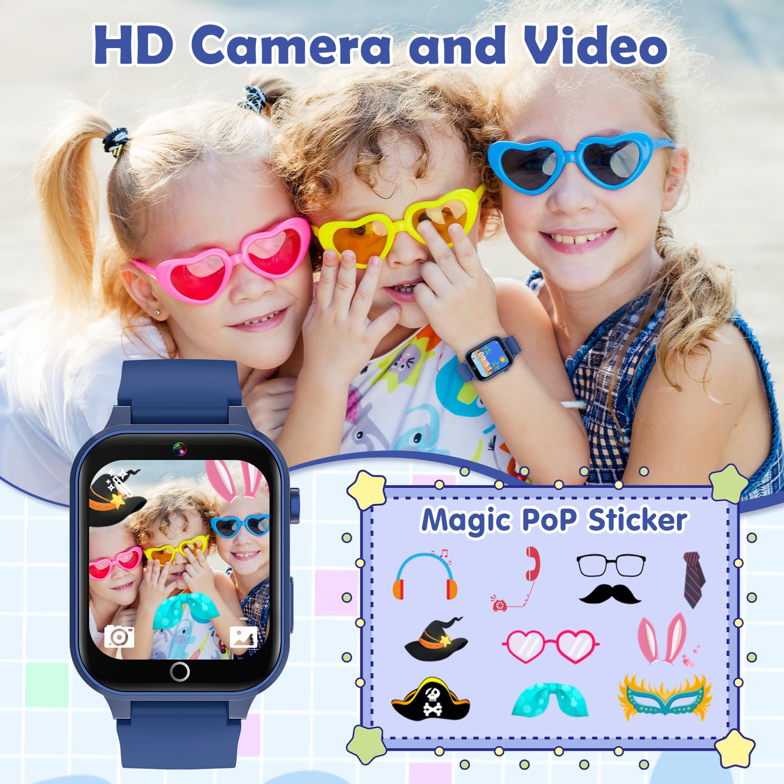 Luyiilo kids smartwatch HD camera to capture memories on the go