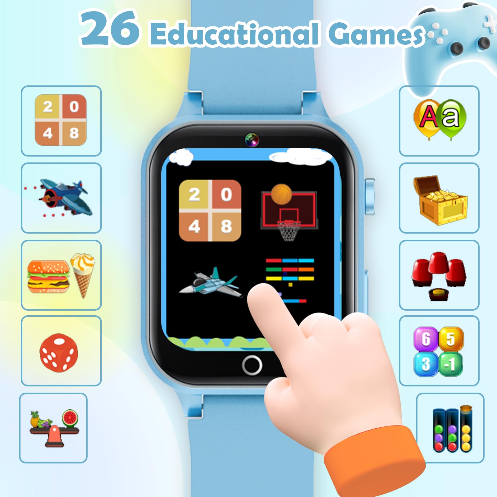 Luyiilo Kids Smart Watch omnitrix design, trendy look for active kids.