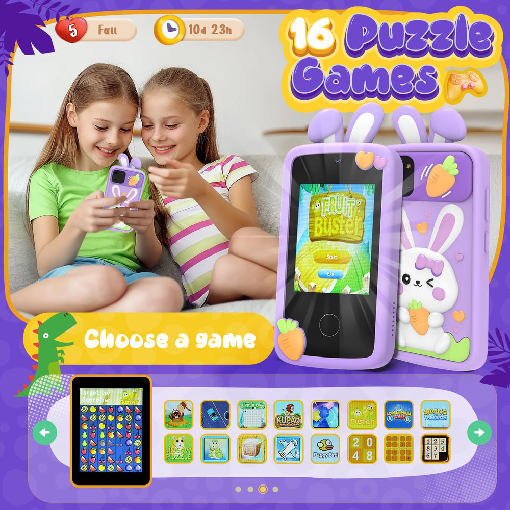 Luyiilo camera feature image highlights front and back cameras for kid photos