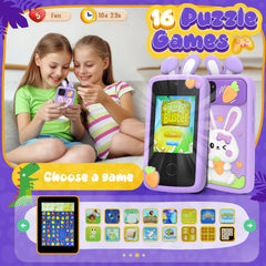 Luyiilo camera feature image highlights front and back cameras for kid photos