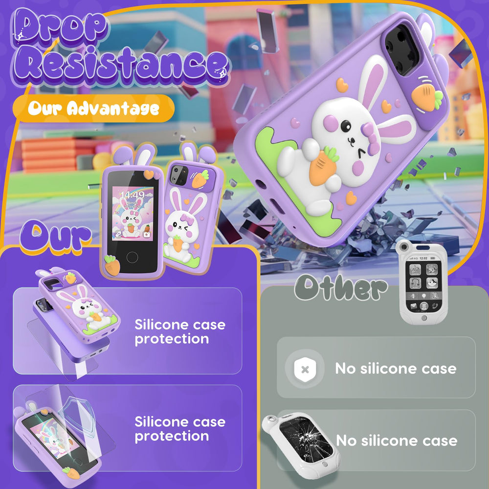 Luyiilo durable shell with drop protection supports active, exploratory play
