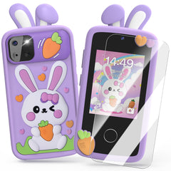Luyiilo Kids smartphone toy front view with 2.8-inch touchscreen for playful learning