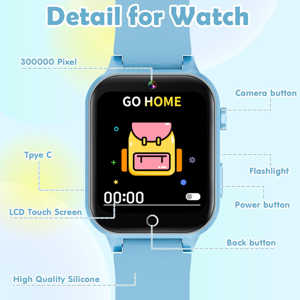 Luyiilo Smart Watch camera, 300k pixels captures memories on the go.