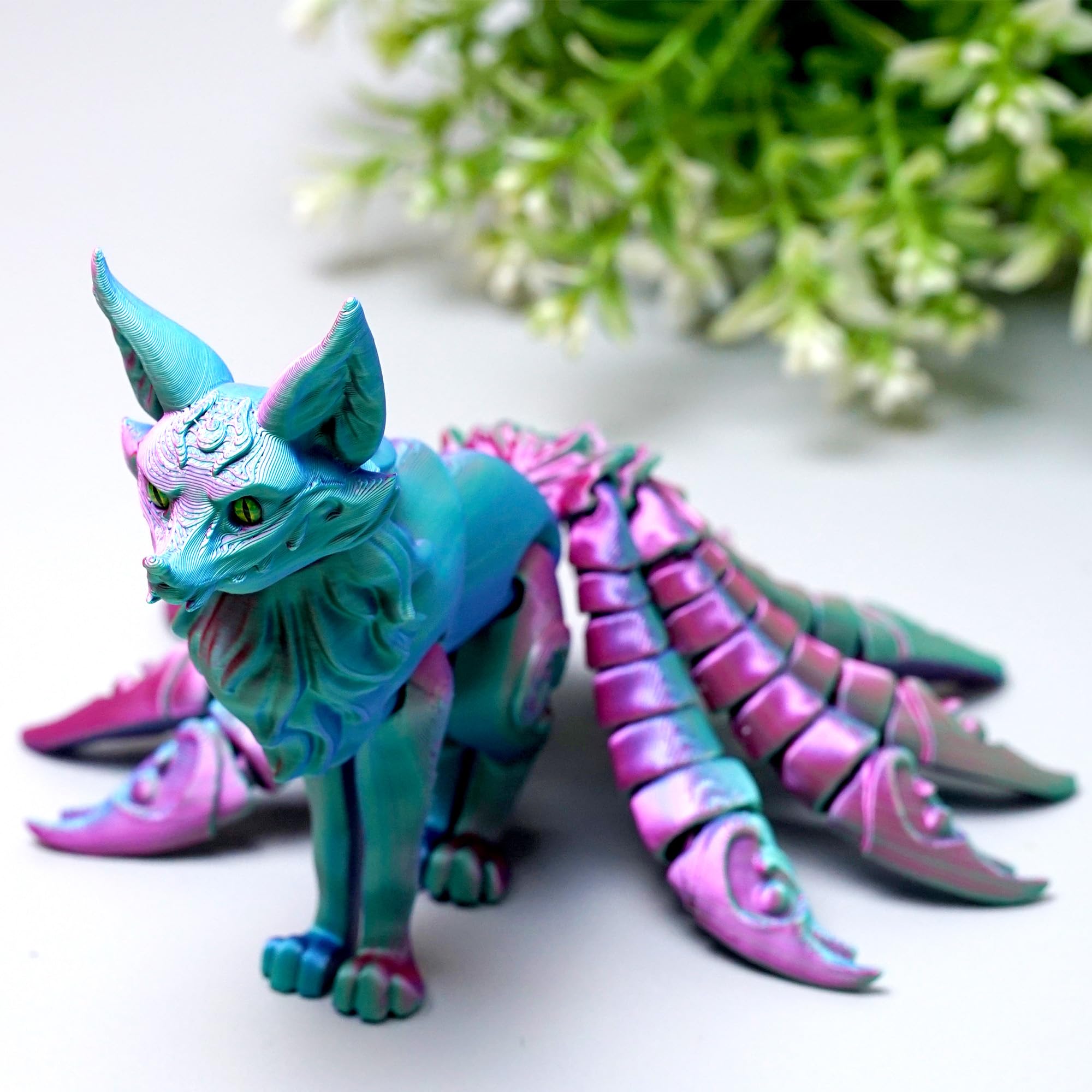 LUYUCUBE nine-tailed fox model makes a unique Easter gift choice.