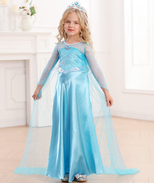 Luzlen Elsa crown completes princess look for birthdays and photos.
