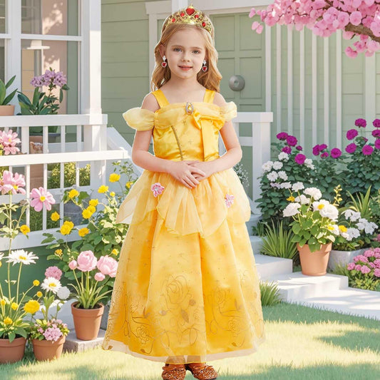 Luzlen Princess Dress crown accessory for royal costume looks and party photo moments.