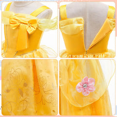 Luzlen Princess Dress necklace shines with the outfit’s graceful styling.