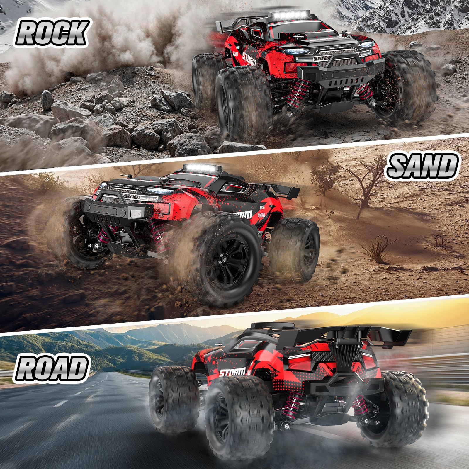 Lvcdzr 1:18 RC car remote control with 2.4GHz precision