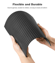LVHERO smooth-texture baseplate black; sturdy surface supports creative brick projects.