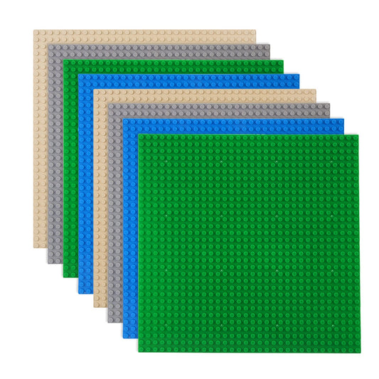 LVHERO baseplates 10x10 front view offer a stable foundation for imaginative brick builds