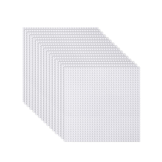 LVHERO baseplates 10x10 white—sturdy surface for long-lasting brick builds.
