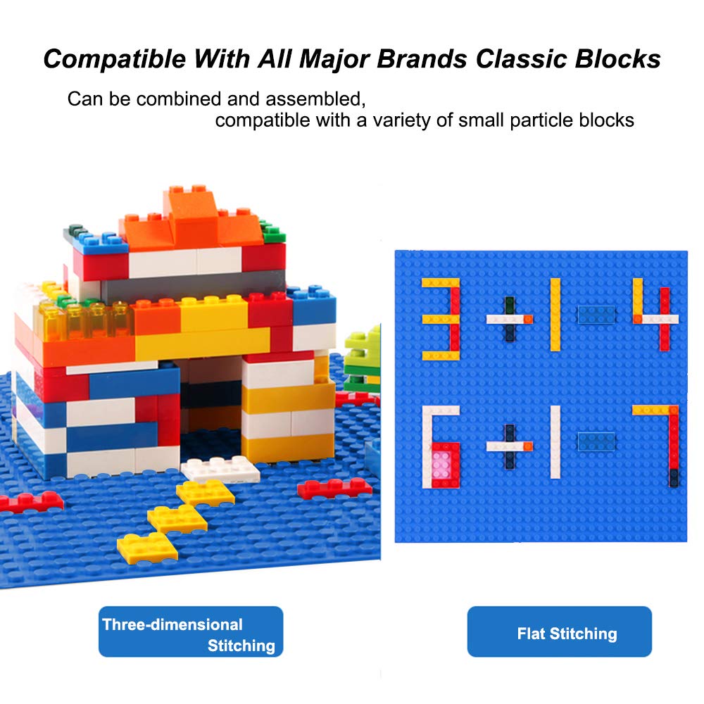 LVHERO Baseplates blue scene demonstrates cross-brand compatibility.