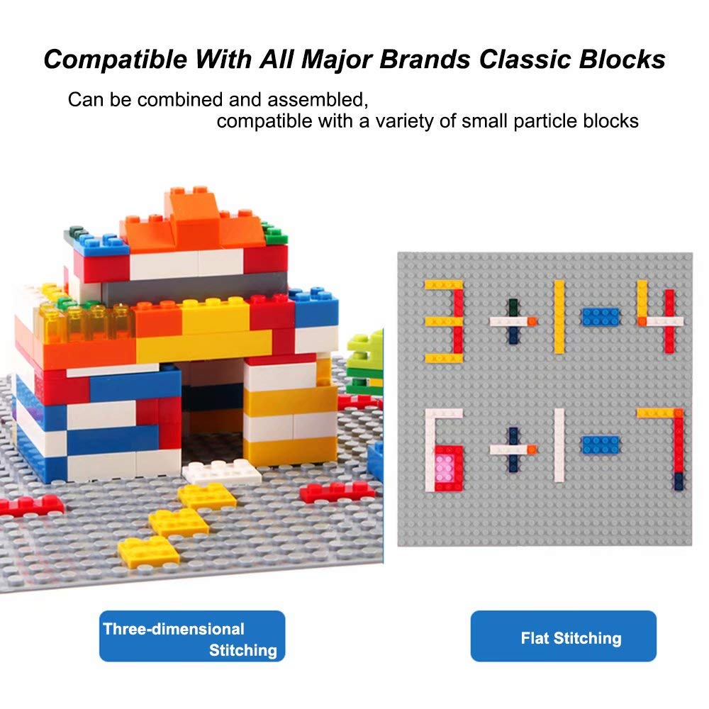 LVHERO gray baseplates enable safe, durable stacking for playful displays