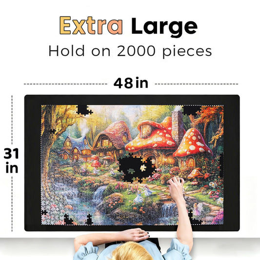 Lwoeo puzzle tray set helps organize colors during puzzling sessions.