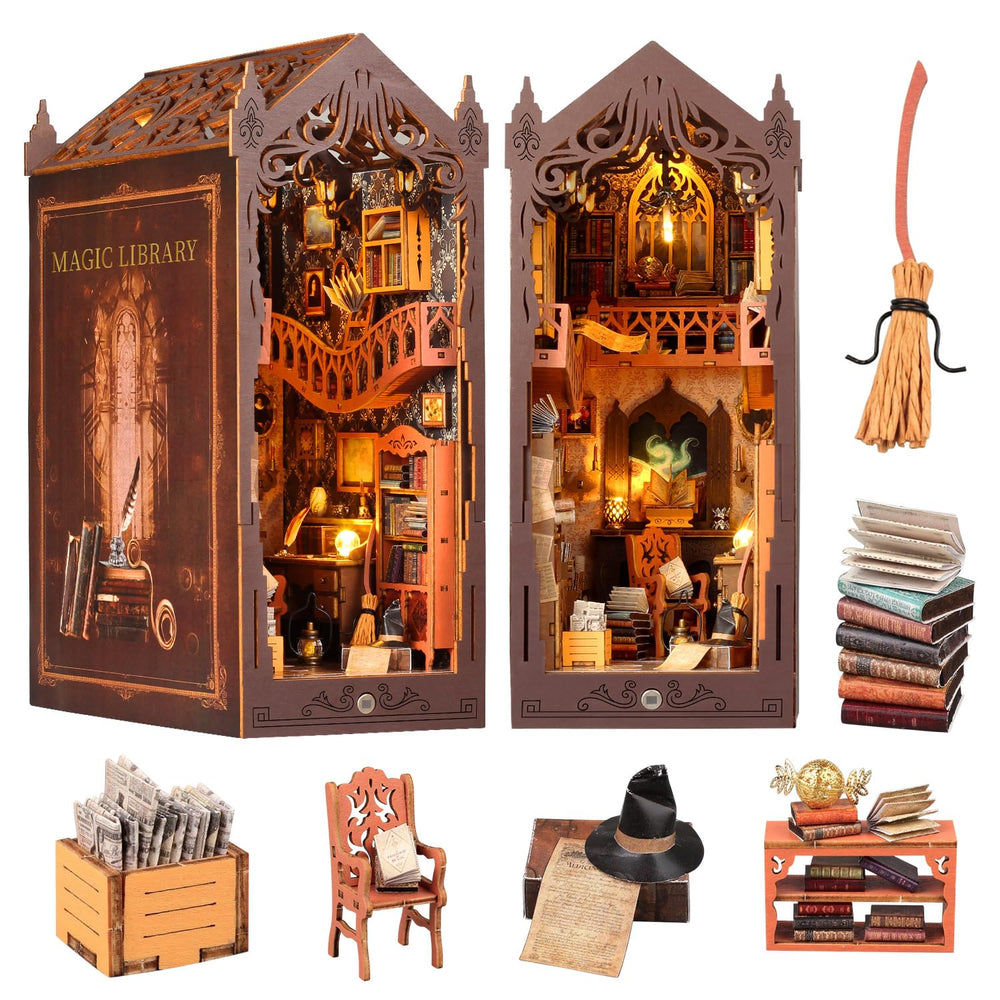 Lycidae book-nook kit assembly parts for a satisfying DIY project