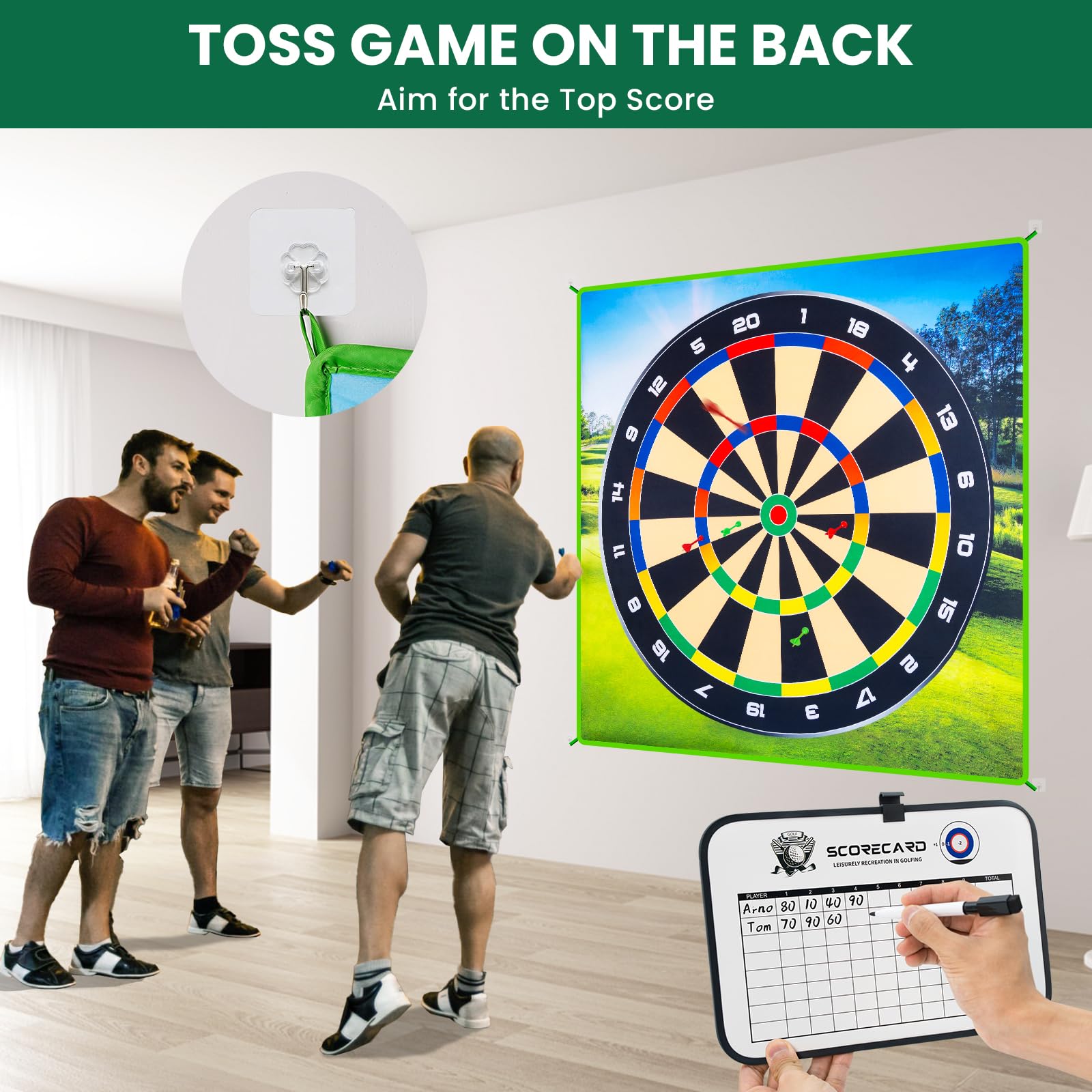 LYDARZ Battle Golf Set easy-assembly design facilitates quick practice sessions.