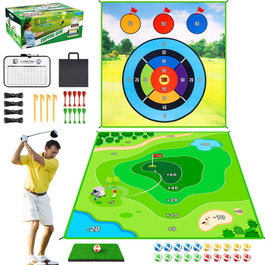LYDARZ Golf Chipping Mat back yard training for precise practice and fun.